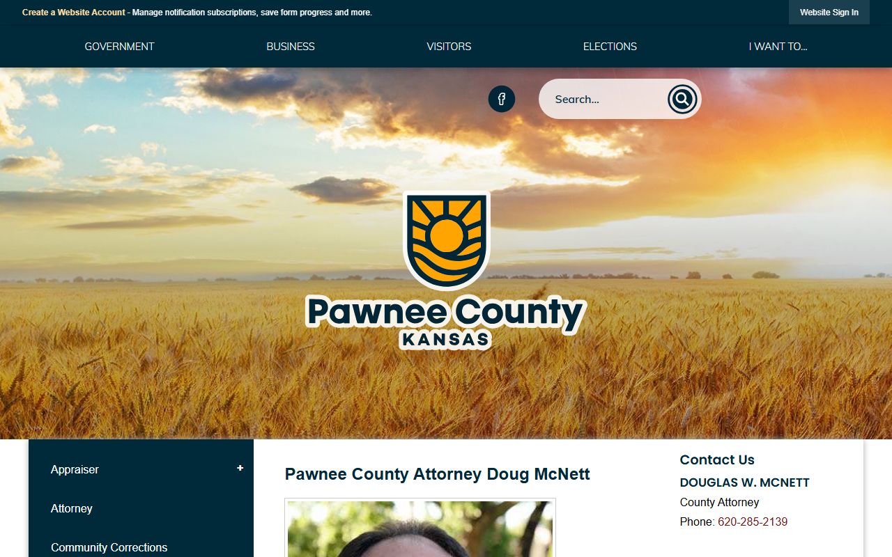 Pawnee County criminal court records County Attorney source